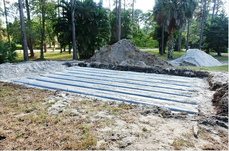 Large Leach Drain System